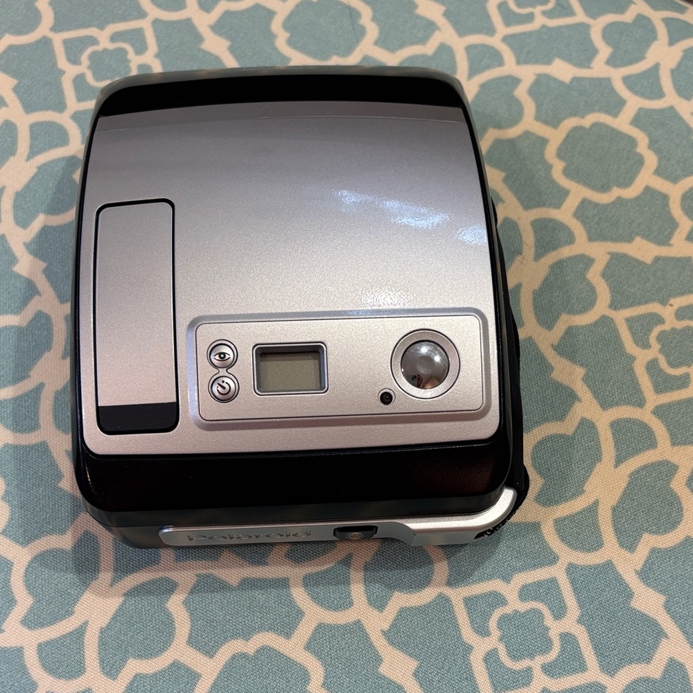 Polaroid Black and Silver Film Camera